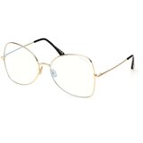 Tom Ford Ženski okvir za dioptrijske naočare Blue block 0FT6049-B 3060, Roze Cene