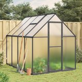 vidaXL Staklenik s okvirom antracit 224 x 169 x 195 cm aluminijski cijene