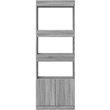 vidaXL Visoka komoda boja hrasta 63x33x180 cm od konstruiranog drva | shoptok.hr