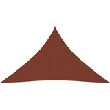 vidaXL Senčno jadro oksford blago trikotno 3x3x4,24 m terakota | Shoptok.si