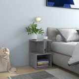 Furnova Nočna omarica betonsko siva 35x35x55 cm iverna plošča, (21926772) | Shoptok.si
