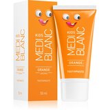 MEDIBLANC KIDS Orange otroška zobna pasta 2x50 ml | Shoptok.si