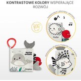 Sensillo Crno-bijeli tekstilni knjižni delfin | shoptok.hr