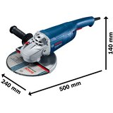 Bosch GWS 2200 (230 mm) kutna brusilica | shoptok.hr