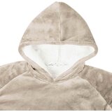  Deka majica s kapuljačom Bež L Flis i flanel | shoptok.hr