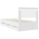  Krevetna konstrukcija Bijelo 90 x 190 cm Inženjersko Drvo | shoptok.hr