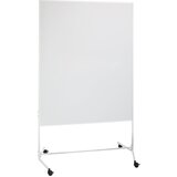 eurokraft basic premična stena za moderiranje, bela tabla, šxv 1200 x 1500 mm, bele barve Cene