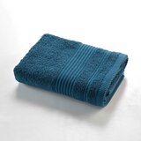 Douceur d intérieur Temno modra bombažna brisača iz frotirja 50x90 cm Tendresse – Cene