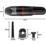 Verk 27711 akumulatorski ročni sesalnik 4&amp;ndash;6 kPa, 350 ml, 2 hitrosti, USB-C &amp;ndash; črn Slike