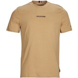 Tommy Hilfiger Majice s kratkimi rokavi MONOTYPE SMALL CHEST PLACEMENT Bež | Shoptok.si