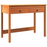  Stol s ladicama Max smeđa 100 x 50 x 78 cm Čvrsto borovo drvo | shoptok.hr