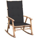 vidaXL gugalnik z blazino bambus | Shoptok.si