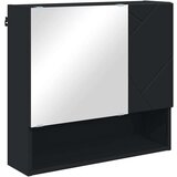 vidaXL Komplet pohištva za kopalnico 4 pcs Črna 61 x 35 x 64 cm | Shoptok.si