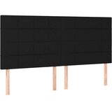  Krevet s oprugama i madracem crni 180x200 cm od tkanine | shoptok.hr