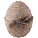 Viter uskršnje jaje natur sa perom h8,4 cm ( 046649 ) | ePonuda.com