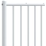vidaXL Kovinsko vzglavje belo 120 cm | Shoptok.si