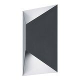 Eglo Predazzo vanjska zidna/2, led, 2x2,5w, čelik/antracit | shoptok.hr
