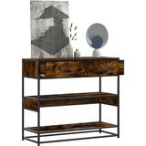  Konzolni stol boja hrasta 90x35x80 cm konstruirano drvo | shoptok.hr
