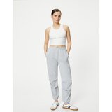 Koton Jogger Trousers Tie Waist Pocket Elastic Cuffs | shoptok.hr