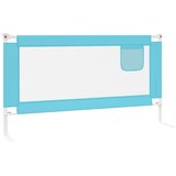  Sigurnosna ograda za dječji krevet plava 160 x 25 cm od tkanine | shoptok.hr