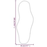  Stensko ogledalo zlato 100x45 cm | Shoptok.si