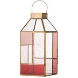 Staklena lanterna (visina 34 cm) Drew –