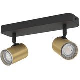 Eglo SPOT LAMPA 2XGU10 CONSUMA 1 CRNA-ZLATNA 300584 | Eponuda.com