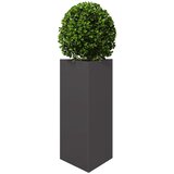 Vrtna sadilica crna trokutasta 40x34,5x75 cm čelična | shoptok.hr