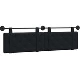  Držeće uzglavlje Zidne Crna 190 x 55 x 5 cm Baršun - Crna 180 cm bez LED | shoptok.hr
