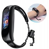 HURTEL kovinska zapestnica za xiaomi mi band 6/5/4/3 črna, (21910364) | Shoptok.si