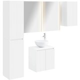  Set ormarića za kupaonicu 5 kom. Bijela Konstruirano drvo | shoptok.hr