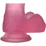 Lovetoy Jelly Studs - realistični dildo s podstavkom - 15 cm (roza) | Shoptok.si