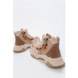 LuviShoes Olivia Beige Patterned Women's Sports Boots | Shoptok.si