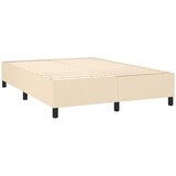  s oprugama i madracem krem 140 x 190 cm od tkanine | shoptok.hr