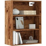 vidaXL Viseći zidni ormarić staro drvo 69,5x32,5x90 cm Cijene