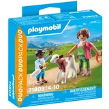 Playmobil 71803 - DUOPACK Bäuerin mit Kind und Kalb - 1 k.
