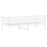  Dnevni krevet bez madraca bijeli 100x200 cm od masivne borovine | shoptok.hr