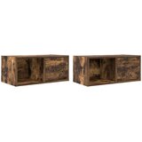 TV ormarići 2 kom boja dimljenog hrasta 60x31x25,5 cm drveni | Eponuda.ba