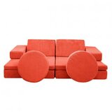 Atelier Del Sofa puzzle - orange orange 2-Seat sofa-bed | Eponuda.com