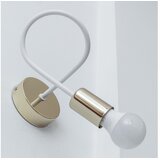  Zidno svetlo OXFORD 1xE27/15W/230V zlatna/bela | Eponuda.com