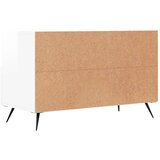 TV ormarić sjajni bijeli 80 x 36 x 50 cm od konstruiranog drva | Eponuda.com