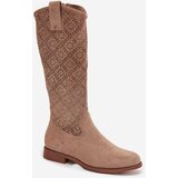 S. BARSKI Women's Openwork Ankle Boots On Flat Heel S.Barski | ePonuda.com