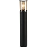 Mitea Lighting M916 S Max.A60 CRNA+SMOKY IP54 1xE27 baštenska stubna lampa Cene