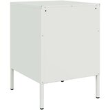 vidaXL Nočna omarica bela 36x39x50,5 cm jeklo | Shoptok.si