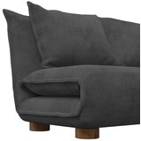 Bessagi Home Dvosed Z Ležiščem Bella, Temno Siva | Shoptok.si