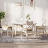 vidaXL Sedežne blazine 4 pcs krema 40 x 40 cm Mikrofiber tkanina | Shoptok.si