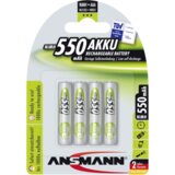 Ansmann Micro (AAA) akumulator NiMH maxE HR03 550 mAh 1.2 V 4 kosi, (20438152) | Shoptok.si