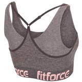 Fitforce BRANHILD Ženski sportski grudnjak, siva, veličina | shoptok.hr