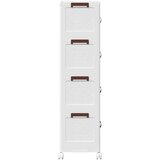 vidaXL Složiva kutija za pohranu kotačima 4nivoa 28 L 48x29,5x112,5 cm | shoptok.hr