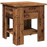 Maison Chic Kava miza - kavna mizica - Nizka mizica Old Wood 40x40x42 cm Inženirski les, (21753872) | Shoptok.si